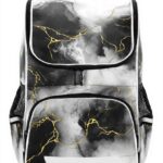 Sac à dos enfant granit marbre blanc noir Sawoinoa
