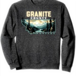 Sweat-shirt Montana Vintage Outdoor Nature Montana State