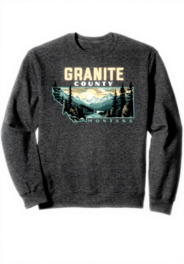 Sweat-shirt Montana Vintage Outdoor Nature Montana State