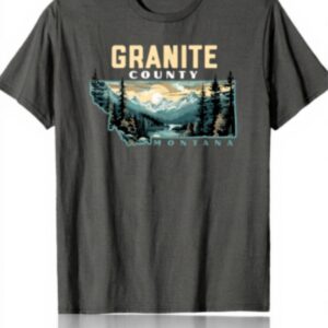 T-shirt vintage Montana nature randonnée Montana State Pride