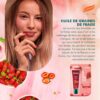 Baume à lèvres brillant Himalaya fraise hydratation longue-4