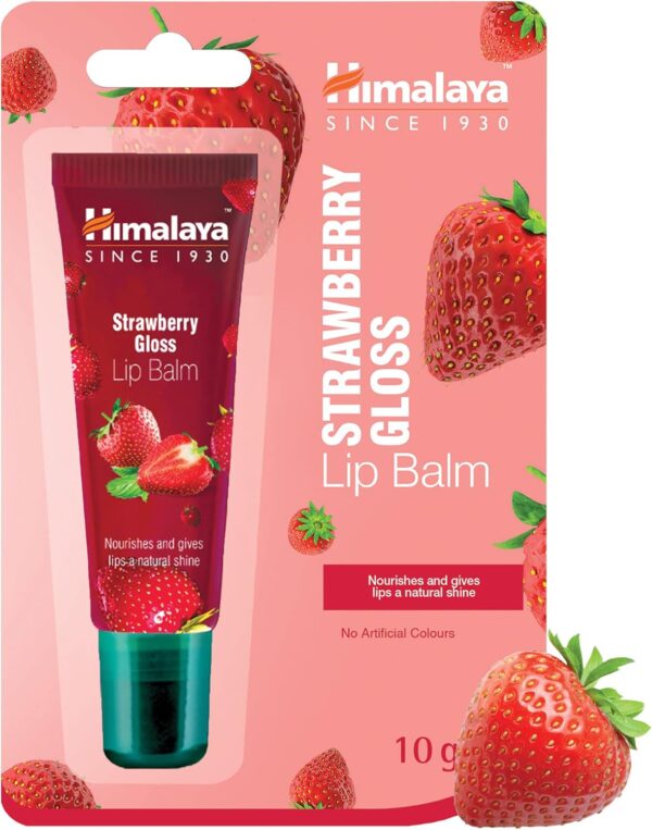 Baume à lèvres brillant Himalaya fraise hydratation longue-0