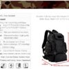 Sac à dos tactique militaire 40L HUNTVP MOLLE résistant à
