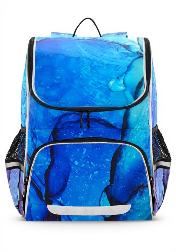 Sac à dos enfant granit marbre bleu Vnurnrn-Nigeu école