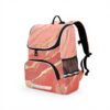 Sac à dos enfant granit marbre rose Sawoinoa réfléchissant
