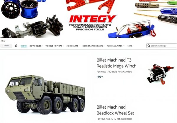 Integy Support Moteur CNC Arrma Granite 4X4 3S BLX Métal