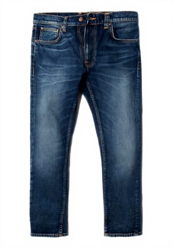 Jean Lean Dean denim coton Nudie Jeans coupe droite
