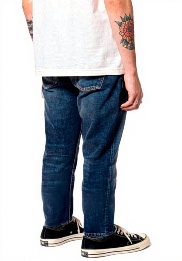 Jean Lean Dean denim coton Nudie Jeans coupe droite