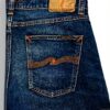 Jean Lean Dean denim coton Nudie Jeans coupe droite