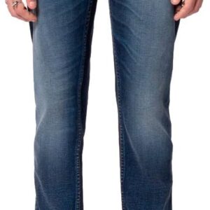 Jean Lean Dean denim coton Nudie Jeans coupe droite-0