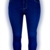 Jeggings femme extensible grande taille haute délavé
