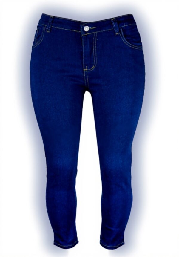 Jeggings femme extensible grande taille haute délavé