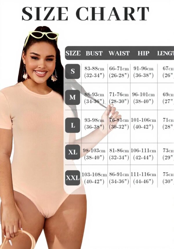 Bodys femme Kefiyis manches courtes élastique col rond