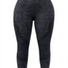 Leggings sport polaire femme haute taille yoga thermique