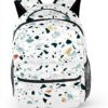 Sac à dos enfant Leomeowf granit compartiments voyage école