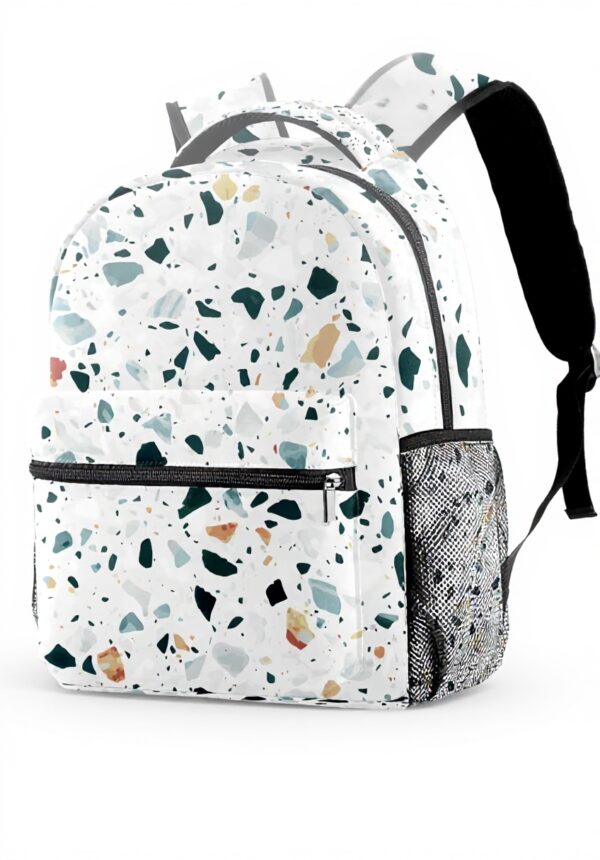 Sac à dos enfant Leomeowf granit compartiments voyage école