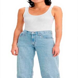 Levis Baggy Dad Jeans Femme Coton Lyocell Coupe Large