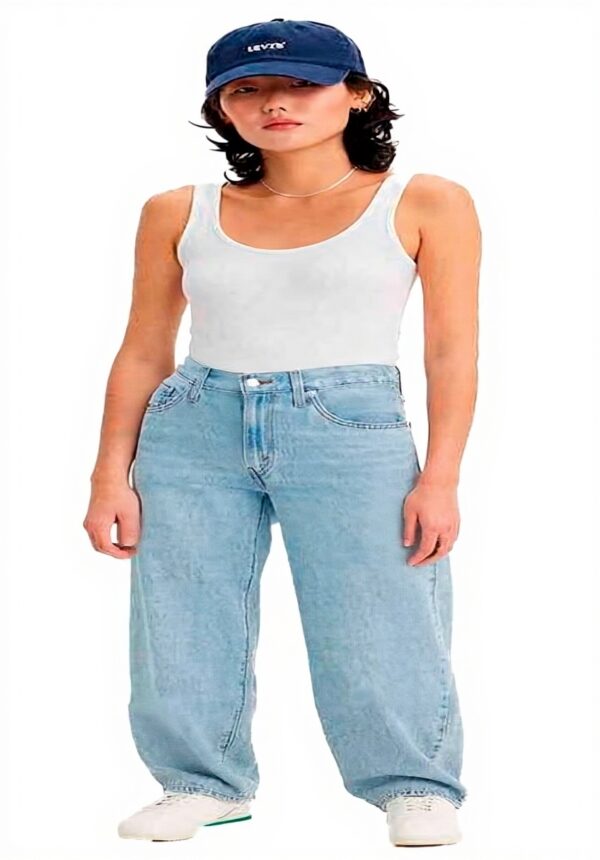 Levis Baggy Dad Jeans Femme Coton Lyocell Coupe Large