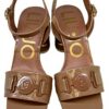 Sandales Liu Jo talon bloc nude femme chaussures mode