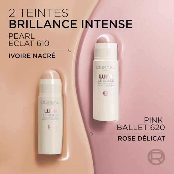 Enlumineur Stick LOréal Paris Lumi Glass Teinte 610 Glassy-5