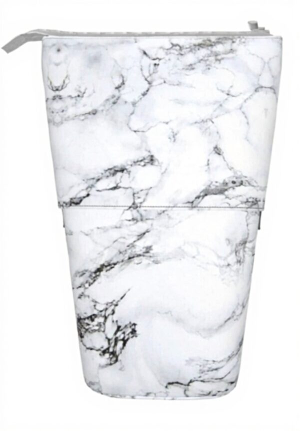 Trousse à crayons Lsjuee marbre granit organique debout