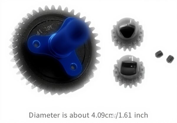 Embrayage slipper RC Luwecf métal 39T pour camions Typhon 4S