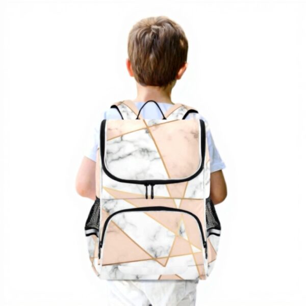 Sac à dos enfant cuivre marbre granit Vnurnrn-Nigeu école