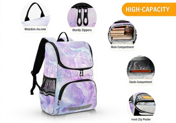 Sac à dos enfant cuivre marbre granit Vnurnrn-Nigeu école