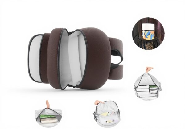 Sac à dos enfant cuivre marbre granit Vnurnrn-Nigeu école