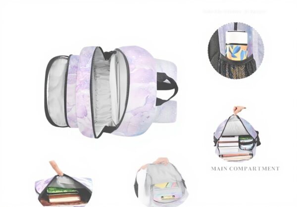 Sac à dos enfant cuivre marbre granit Vnurnrn-Nigeu école