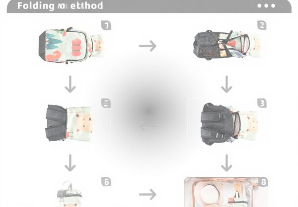 Sac à dos enfant NYEU pliable imperméable cuivre marbre