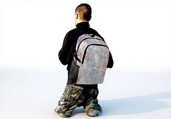 Sac à dos enfant NYEU pliable imperméable cuivre marbre