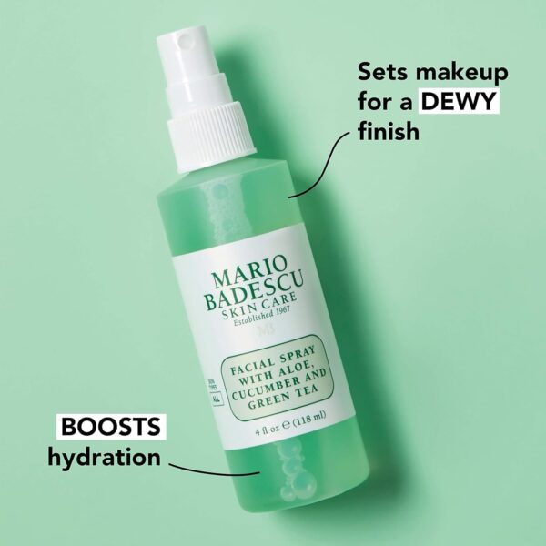 Spray facial Mario Badescu Rose Thé Vert Hydratation-6