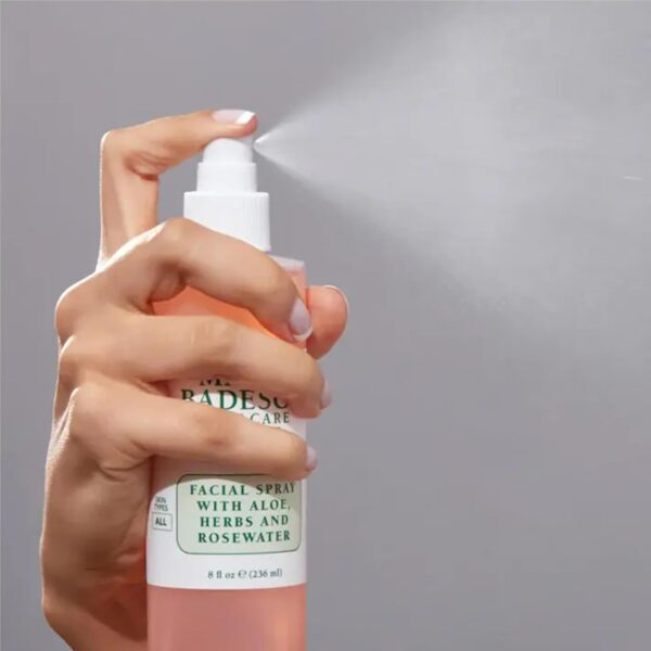Spray facial Mario Badescu Rose Thé Vert Hydratation-4