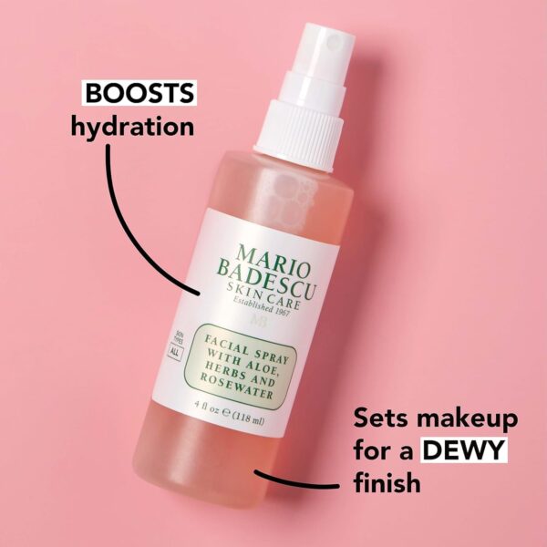 Spray facial Mario Badescu Rose Thé Vert Hydratation-2