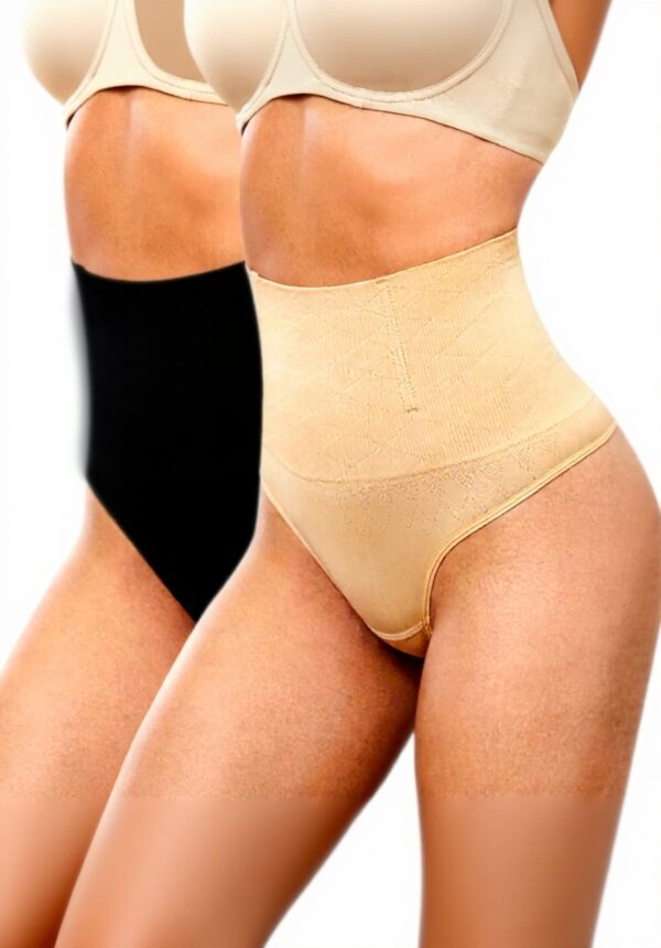 MELLIEX String Gainant Ventre Plat Femme Noir Nude Shapewear