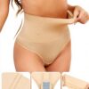 MELLIEX String Gainant Ventre Plat Femme Noir Nude Shapewear