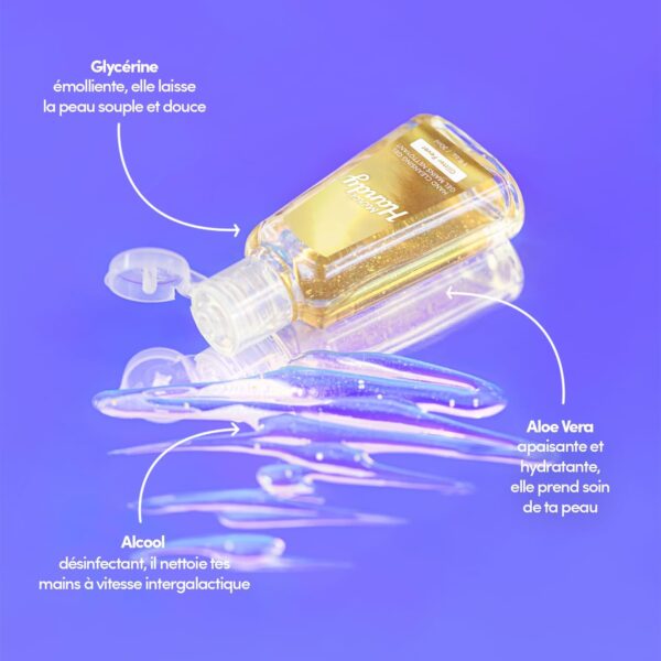 Gel mains paillettes Merci Handy sans rinçage non collant-4