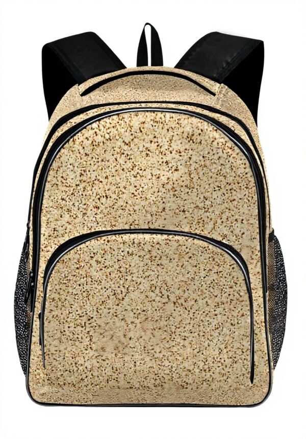 MONTOJ Sac à dos en granite texturé pour ordinateur portable scolaire Voyage Sac à dos décontracté pour affaires universitaires, femmes, hommes, gris pour ordinateur portable jusquà 15,6 pouces