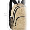 MONTOJ Sac à dos en granite texturé pour ordinateur portable scolaire Voyage Sac à dos décontracté pour affaires universitaires, femmes, hommes, gris pour ordinateur portable jusquà 15,6 pouces