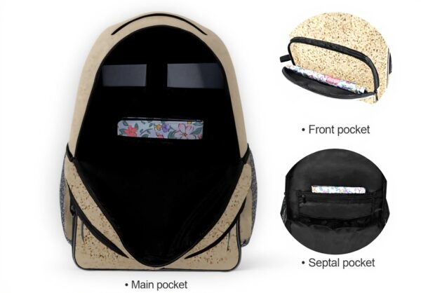 MONTOJ Sac à dos en granite texturé pour ordinateur portable scolaire Voyage Sac à dos décontracté pour affaires universitaires, femmes, hommes, gris pour ordinateur portable jusquà 15,6 pouces