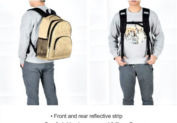 MONTOJ Sac à dos en granite texturé pour ordinateur portable scolaire Voyage Sac à dos décontracté pour affaires universitaires, femmes, hommes, gris pour ordinateur portable jusquà 15,6 pouces