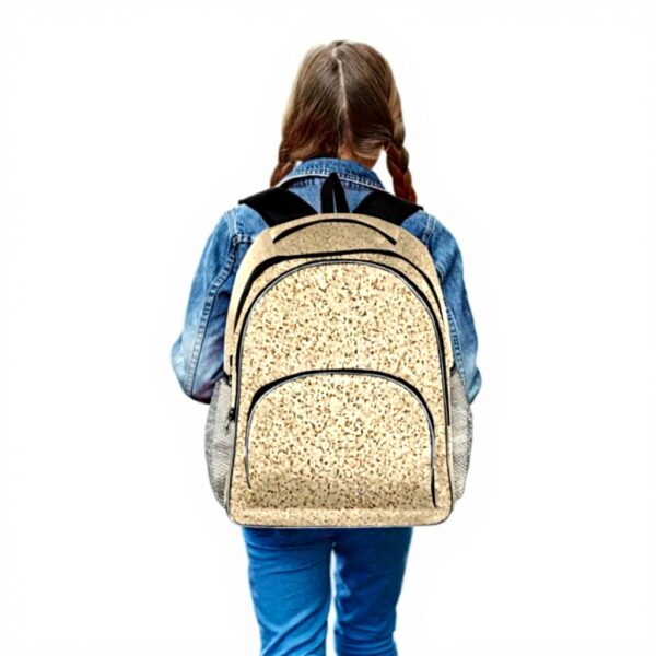 MONTOJ Sac à dos en granite texturé pour ordinateur portable scolaire Voyage Sac à dos décontracté pour affaires universitaires, femmes, hommes, gris pour ordinateur portable jusquà 15,6 pouces