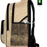 MONTOJ Sac à dos en granite texturé pour ordinateur portable scolaire Voyage Sac à dos décontracté pour affaires universitaires, femmes, hommes, gris pour ordinateur portable jusquà 15,6 pouces