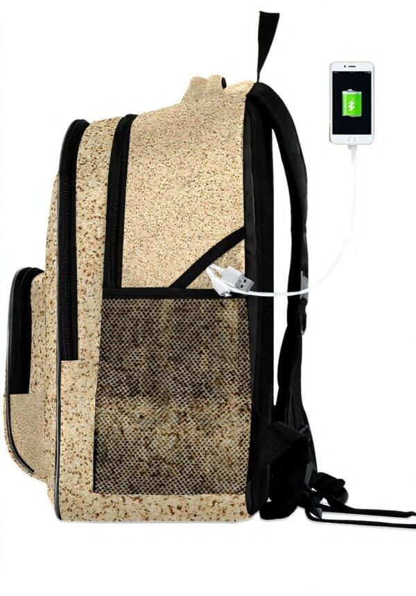 MONTOJ Sac à dos en granite texturé pour ordinateur portable scolaire Voyage Sac à dos décontracté pour affaires universitaires, femmes, hommes, gris pour ordinateur portable jusquà 15,6 pouces