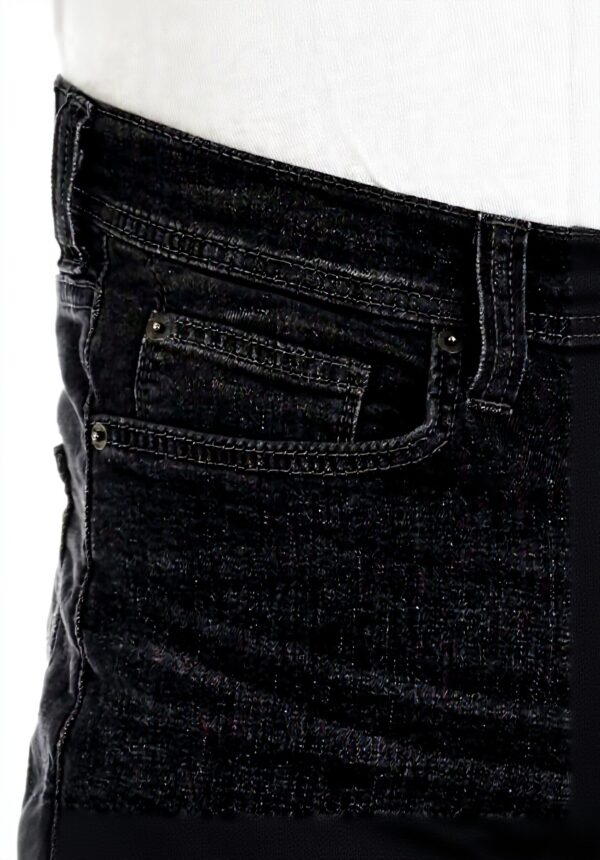 Jean Mustang Vegas Homme Slim Coton Stretch Noir Bleu