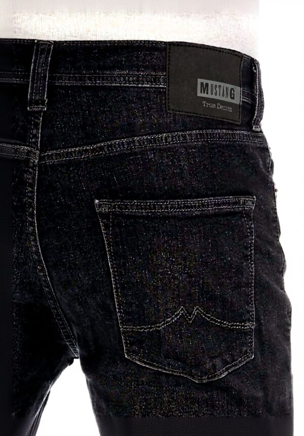 Jean Mustang Vegas Homme Slim Coton Stretch Noir Bleu