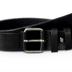 Ceinture en cuir Nudie Dwayne 36 pouces noir femme