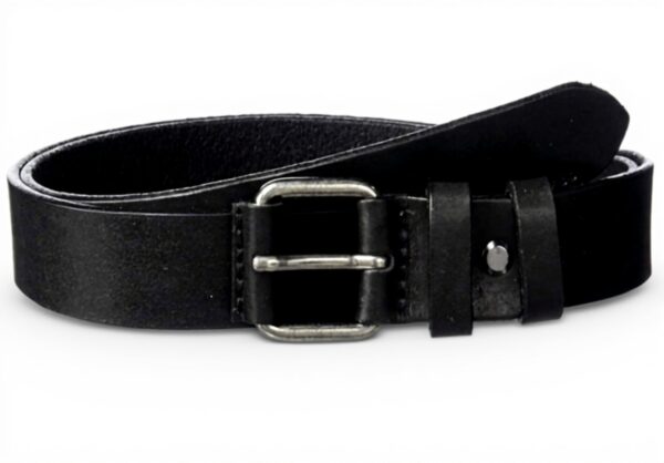 Ceinture en cuir Nudie Dwayne 36 pouces noir femme