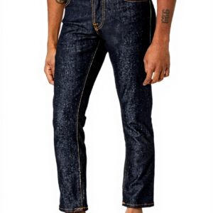 Jeans Nudie Grim Tim Dry True Navy Slim Homme